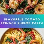 Tomato Spinach Shrimp Pasta Recipe