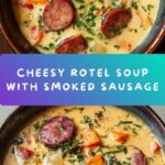 Cheesy Rotel Soup with Smoked Sausage Recipe