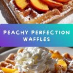 Fluffy Peach Waffles Recipe
