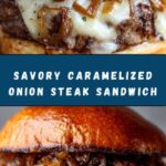 Caramelized Onion and Cheese Steak Sandwich Recipe
