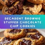Brownie Stuffed Chocolate Chip Cookies Recipe