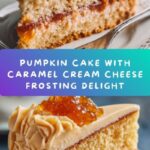 Pumpkin Cake with Caramel Cream Cheese Frosting Recipe