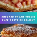Rhubarb Cream Cheese Puff Pastries Recipe