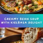 Creamy Bean Soup with Kielbasa Recipe
