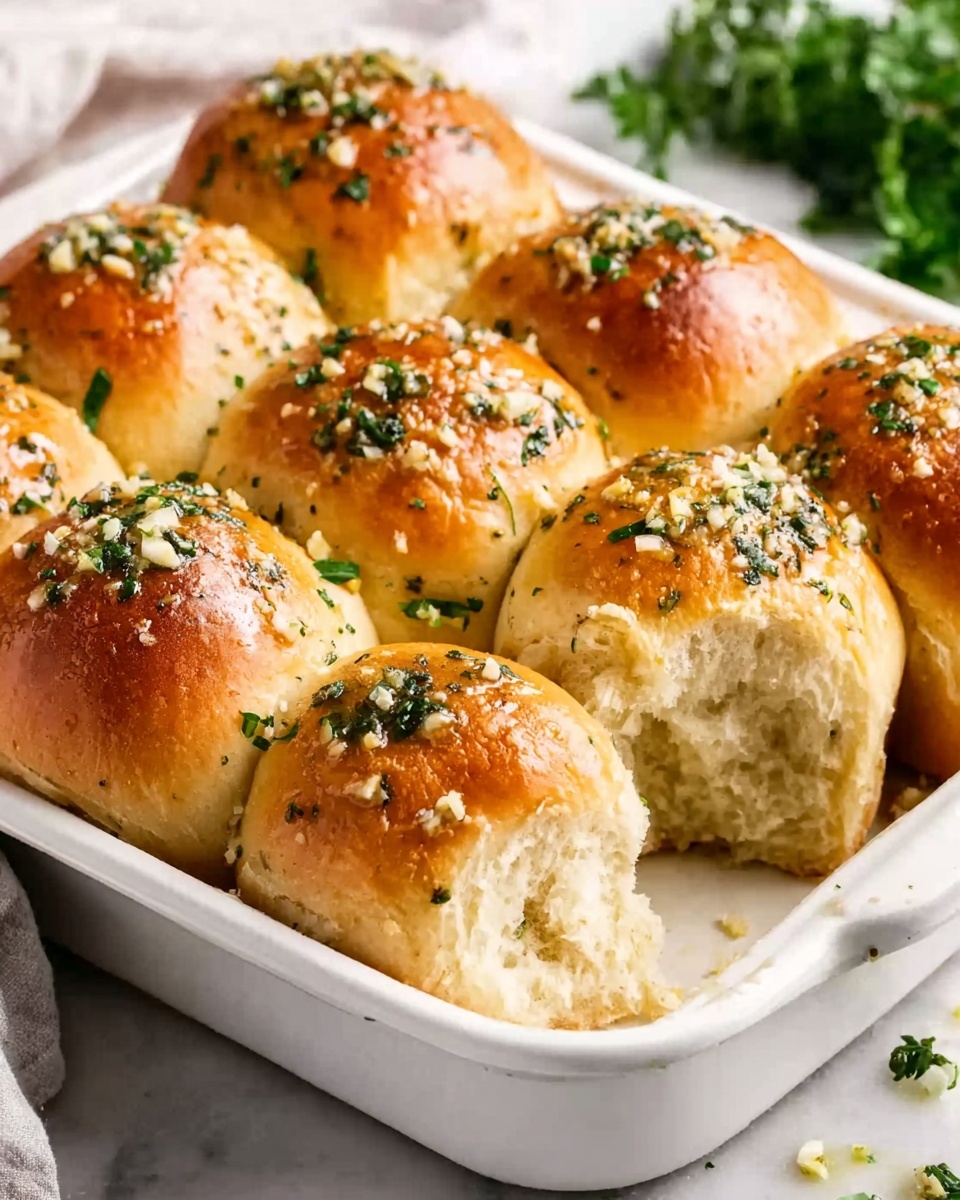 Garlic Bread Rolls Recipe - Recipe Image