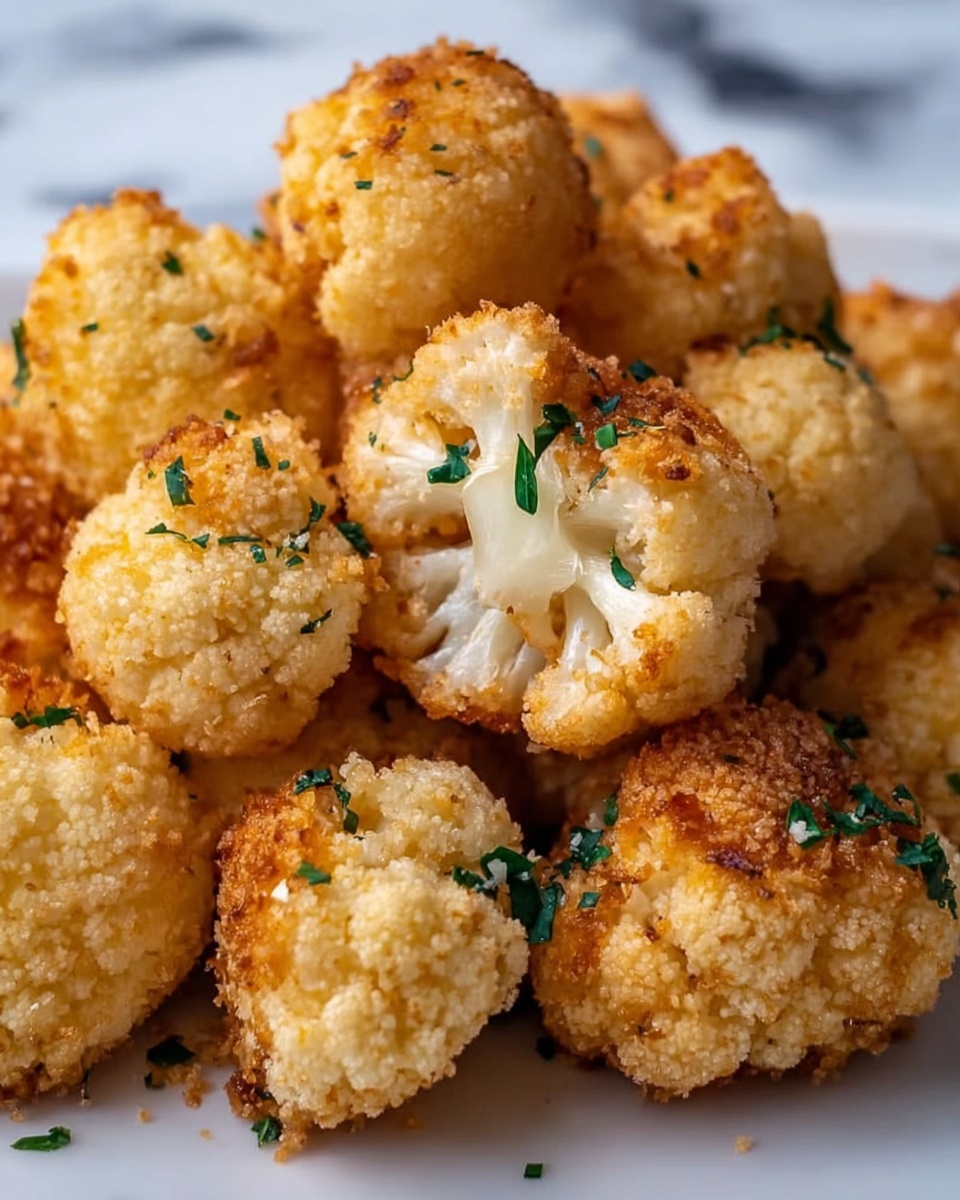 Crispy Parmesan Cauliflower Bites Recipe - Recipe Image