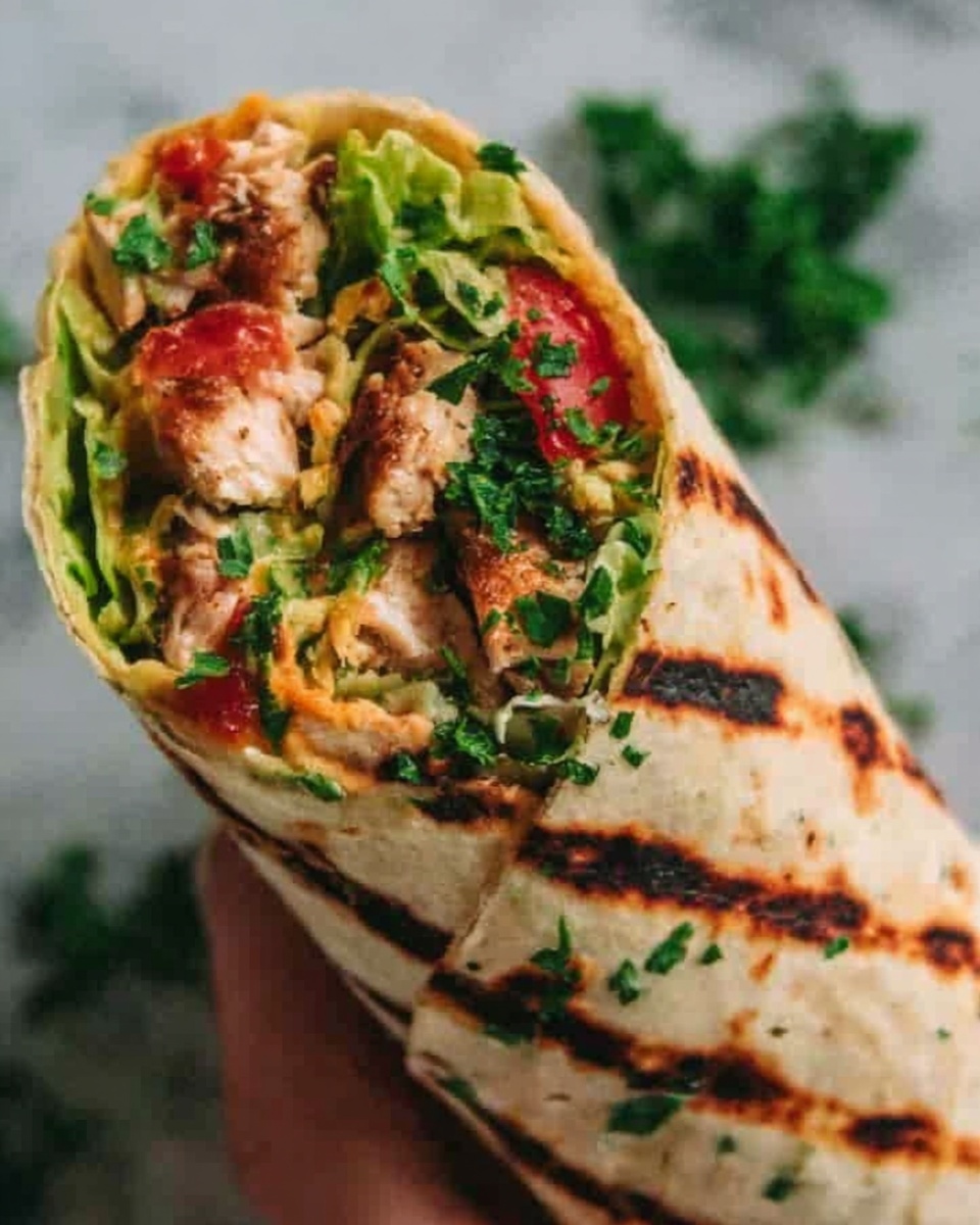 Chipotle Ranch Grilled Chicken Burrito Recipe - Recipe Image