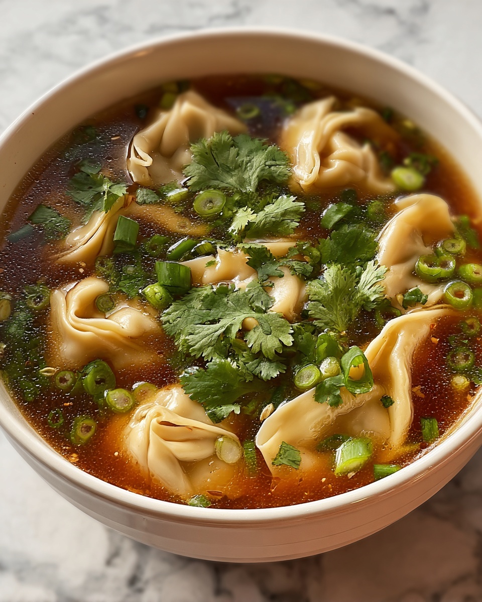 Homemade Wonton Soup Recipe - Recipe Image