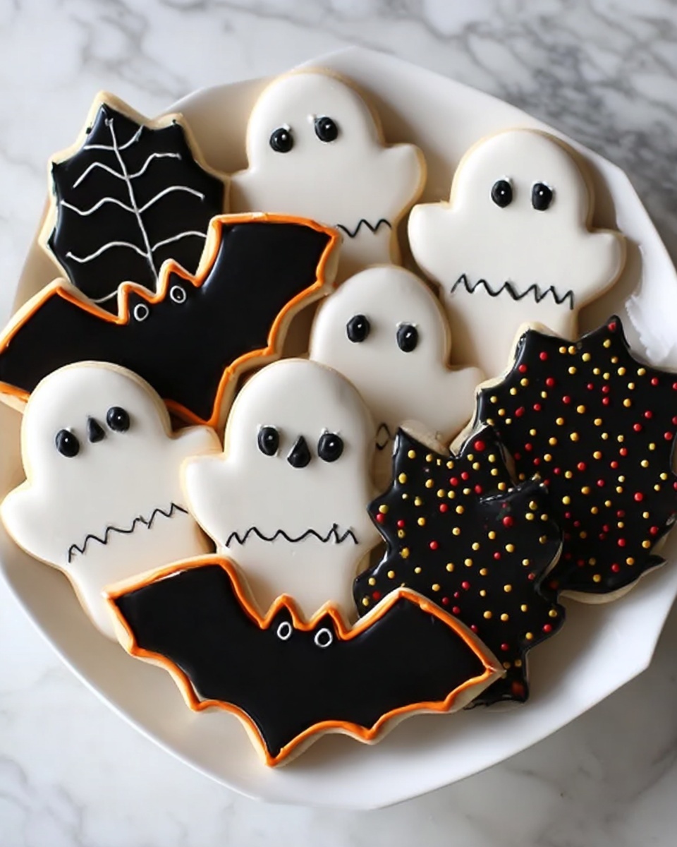 Halloween Royal Icing Cookies Recipe - Recipe Image