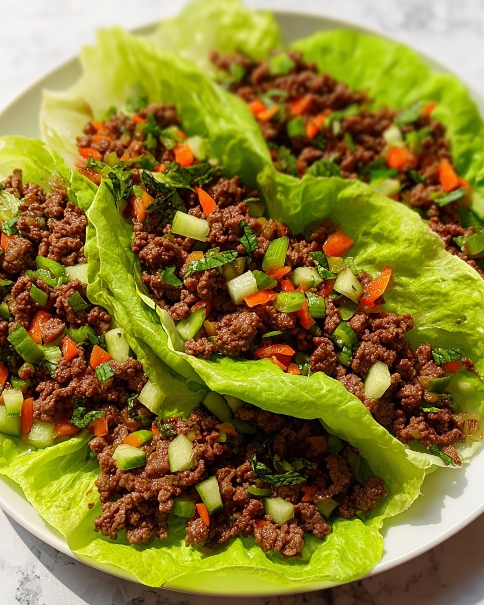 Beef Lettuce Wraps Recipe - Recipe Image