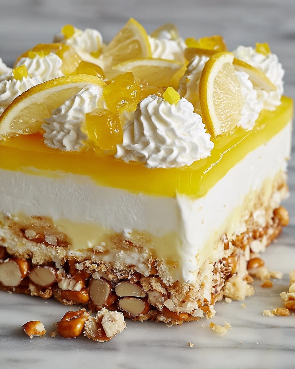 Lemon Pretzel Dessert Recipe - Recipe Image