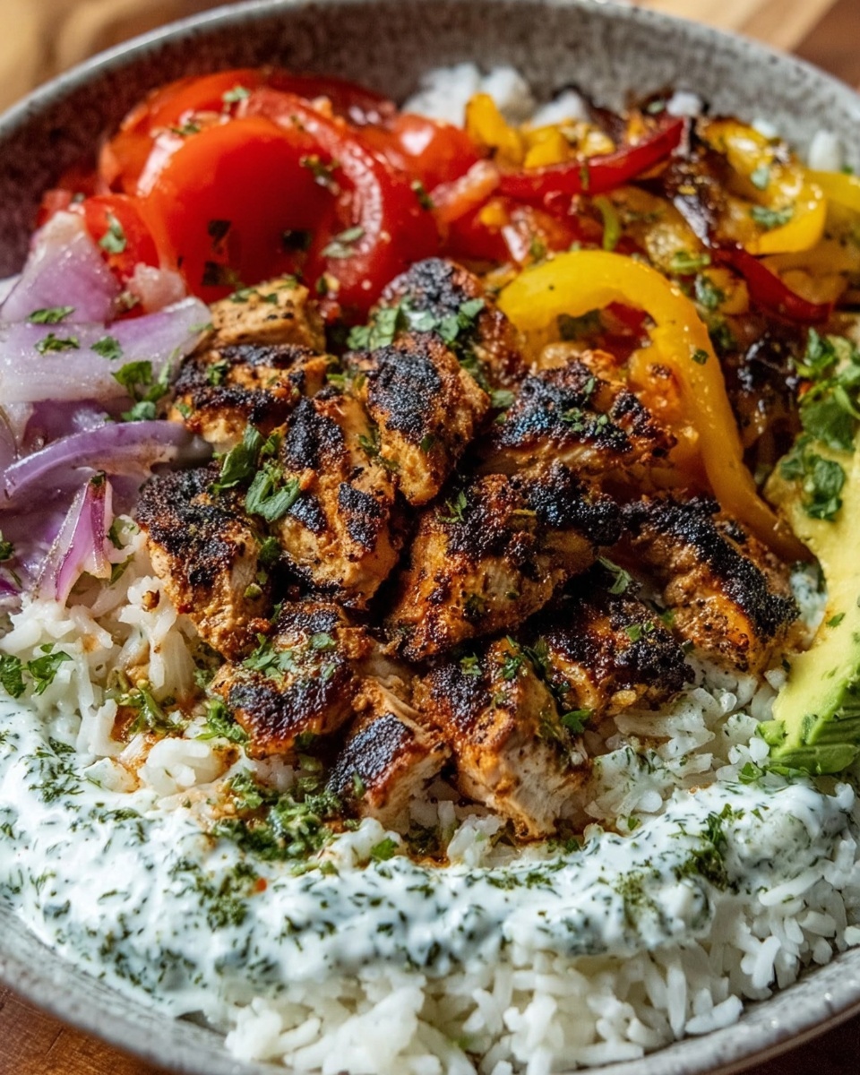 Chicken Tzatziki Rice Bowls Recipe - Recipe Image