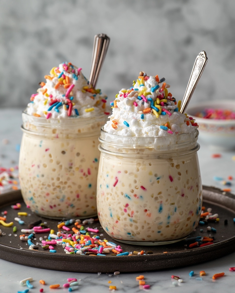 Birthday Cake Overnight Oats Recipe - Recipe Image