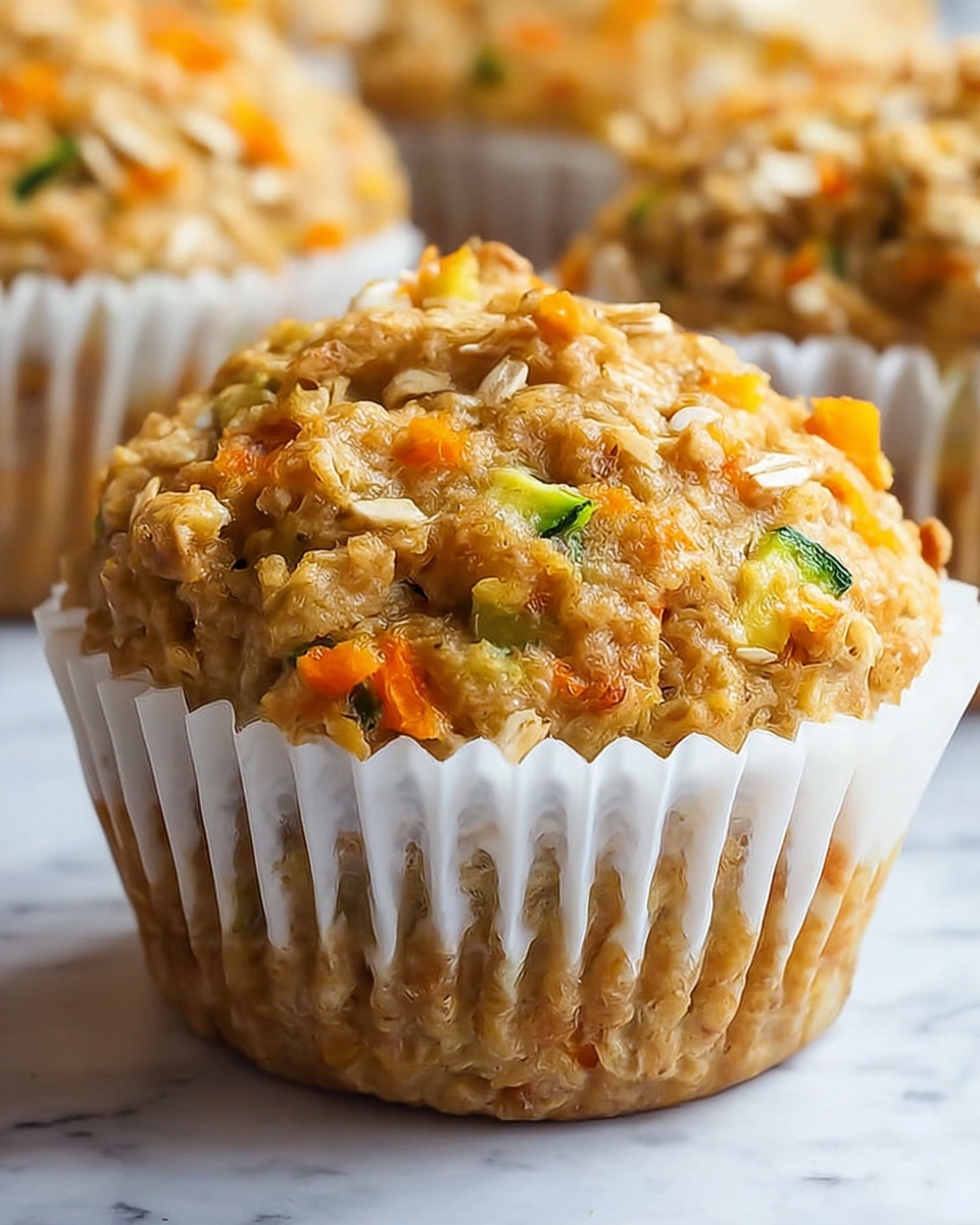 Zucchini Carrot Oatmeal Muffins Recipe - Recipe Image
