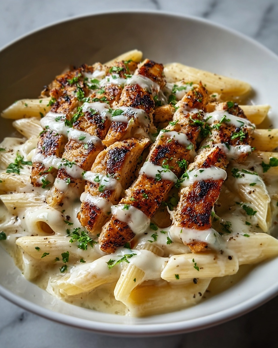 Crispy Chicken Alfredo Bliss Recipe - Recipe Image