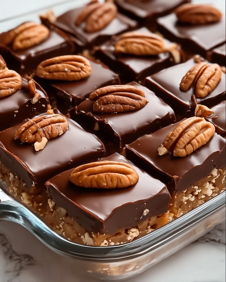 Chocolate Pecan Turtle Clusters Recipe - Recipe Image