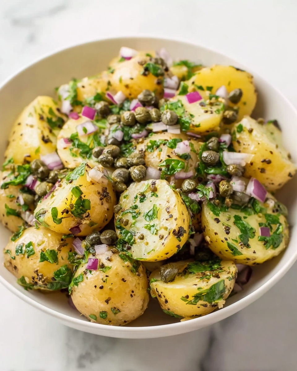 Roasted Potato Salad with Pistachios and Fresh Herbs Recipe - Recipe Image