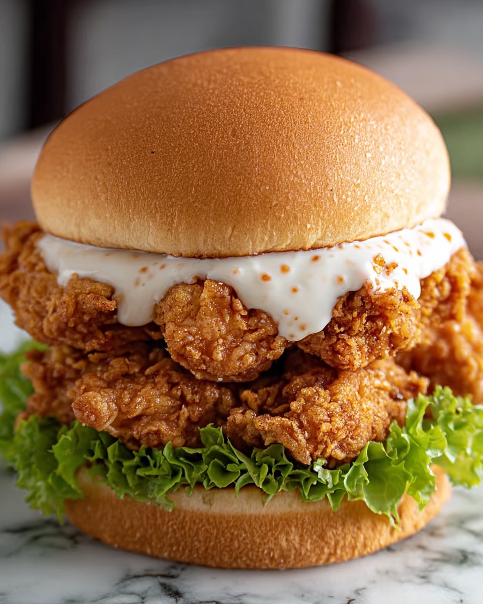 Spicy Crispy Chicken Burger: A Flavorful Twist on a Classic Recipe - Recipe Image