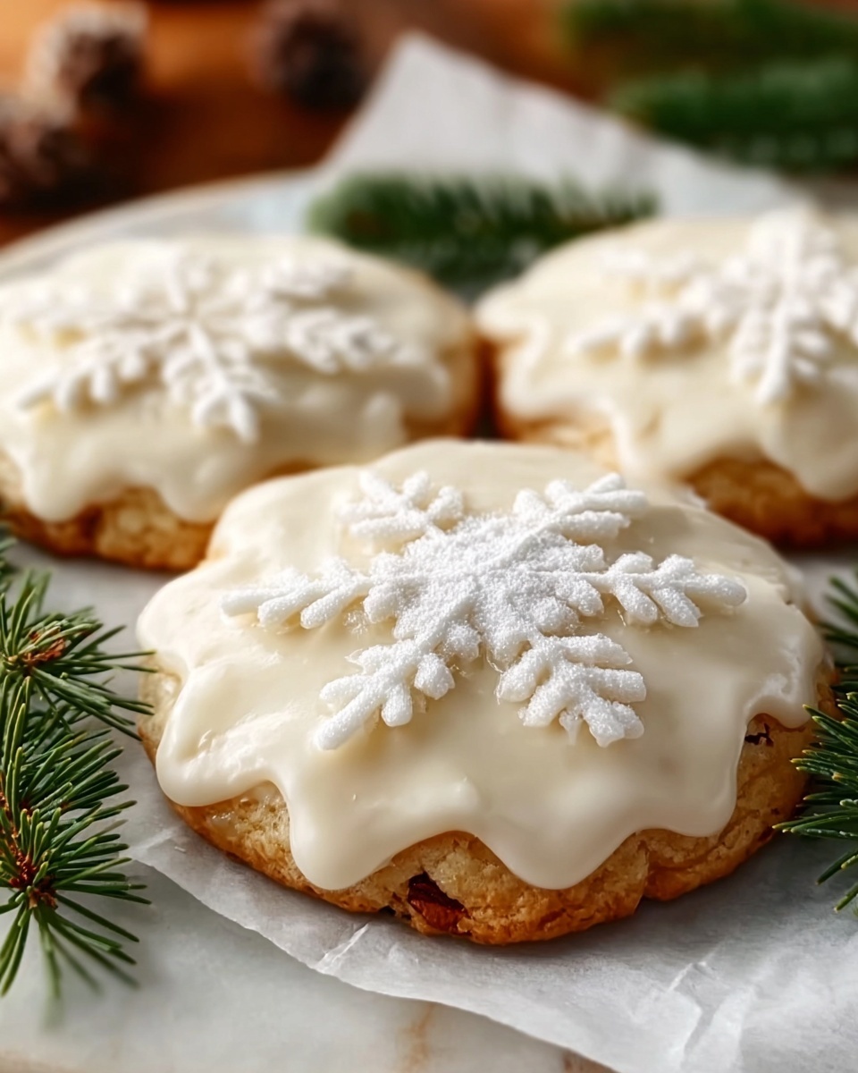 Soft Ricotta Italian Christmas Cookies with Almond Glaze Recipe - Recipe Image