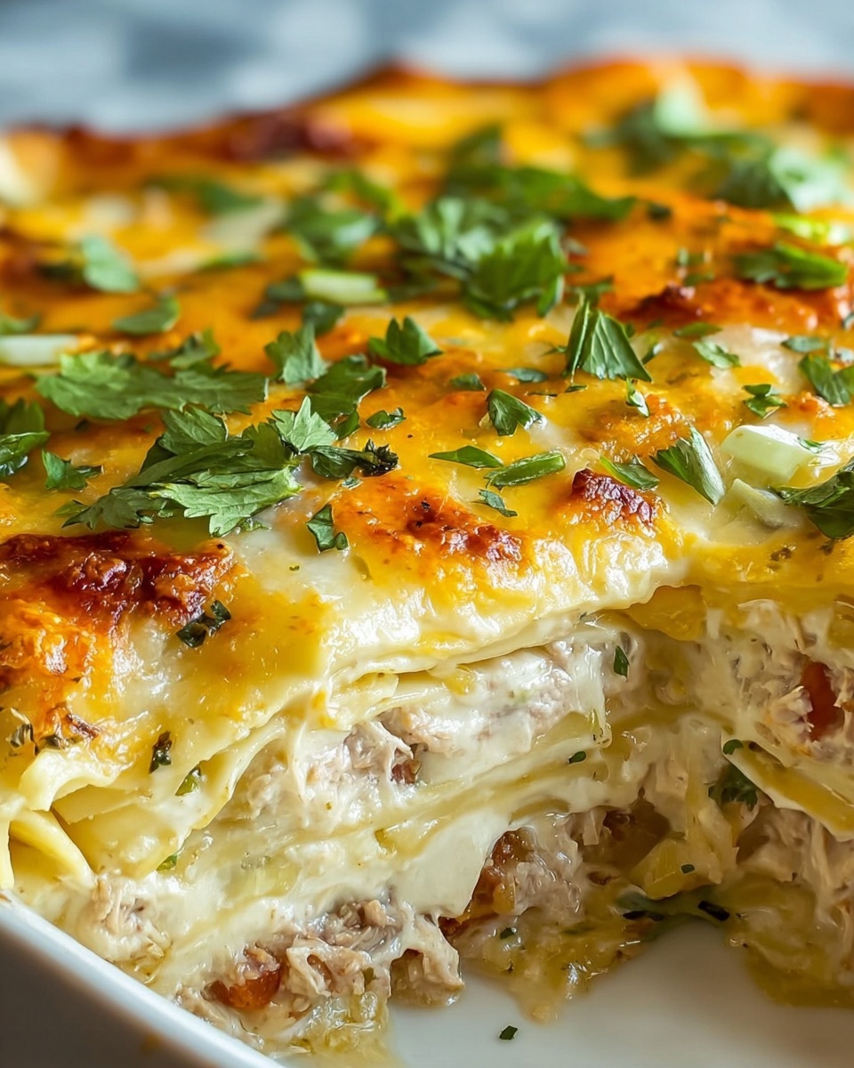 Sour Cream Chicken Enchilada Casserole Recipe - Recipe Image