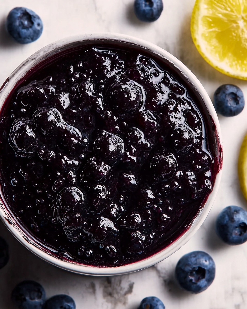 Blueberry Compote for Breakfast and Dessert Recipe - Recipe Image