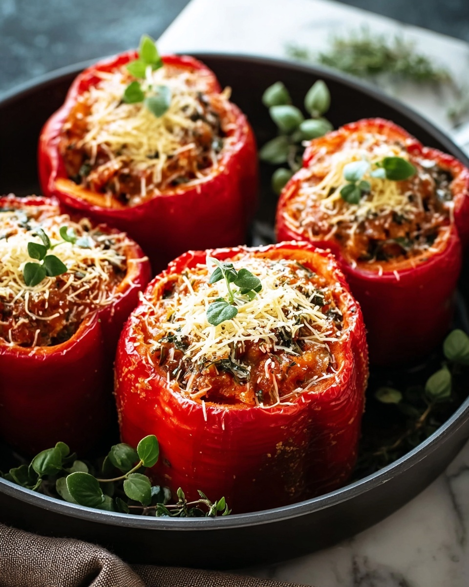 Peperoni Ripieni (Stuffed Peppers) Recipe - Recipe Image