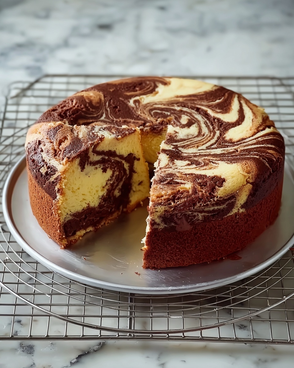 Classic Marble Cake Recipe - Recipe Image