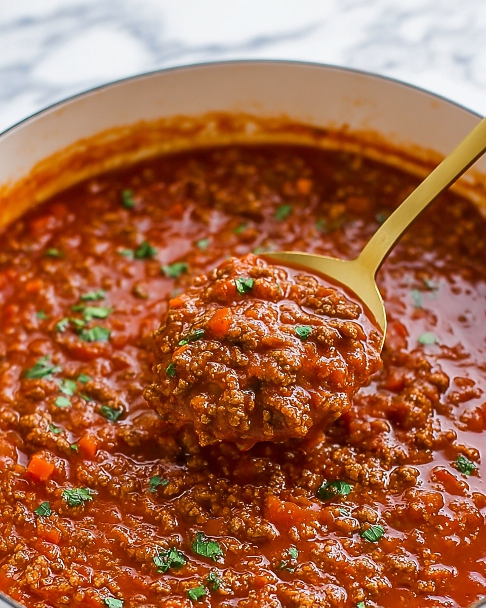 The Best Meat Sauce Recipe - Recipe Image