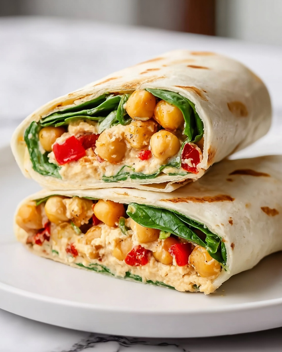 BBQ Chickpea Wraps with Ranch Dressing Recipe - Recipe Image