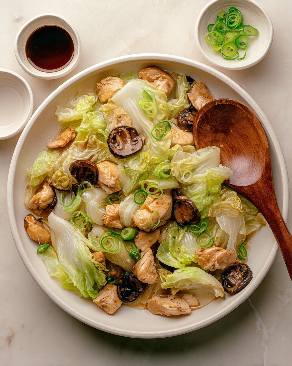Chinese Chicken Cabbage Stir-Fry Recipe - Recipe Image