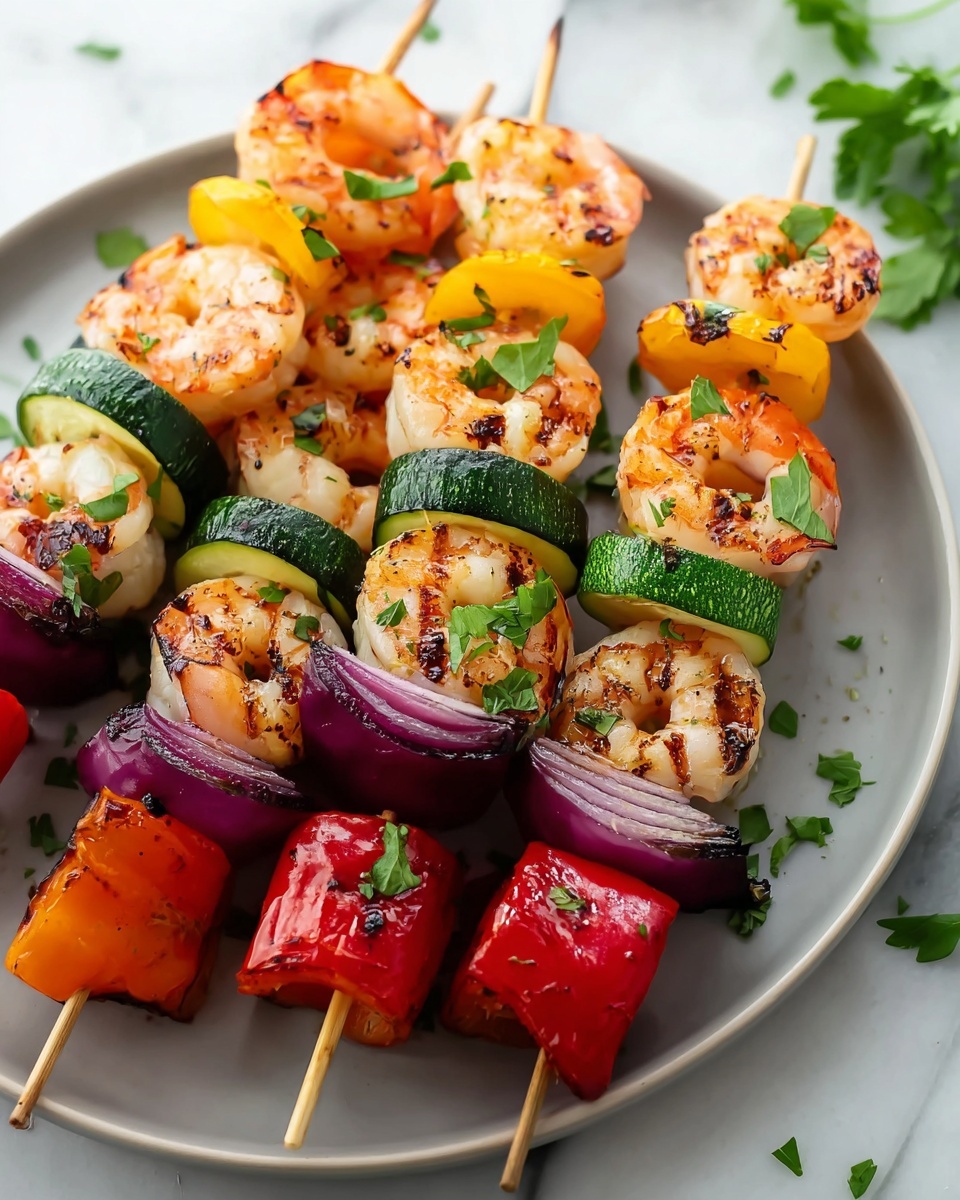 Spicy Shrimp and Veggie Skewers Recipe - Recipe Image