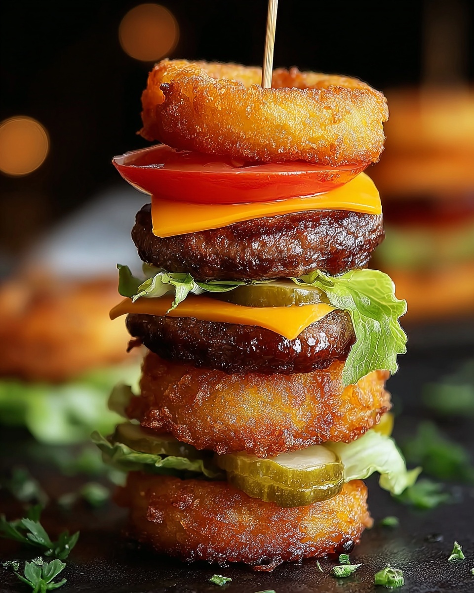 Mini Tater Tot Cheeseburgers Recipe - Recipe Image