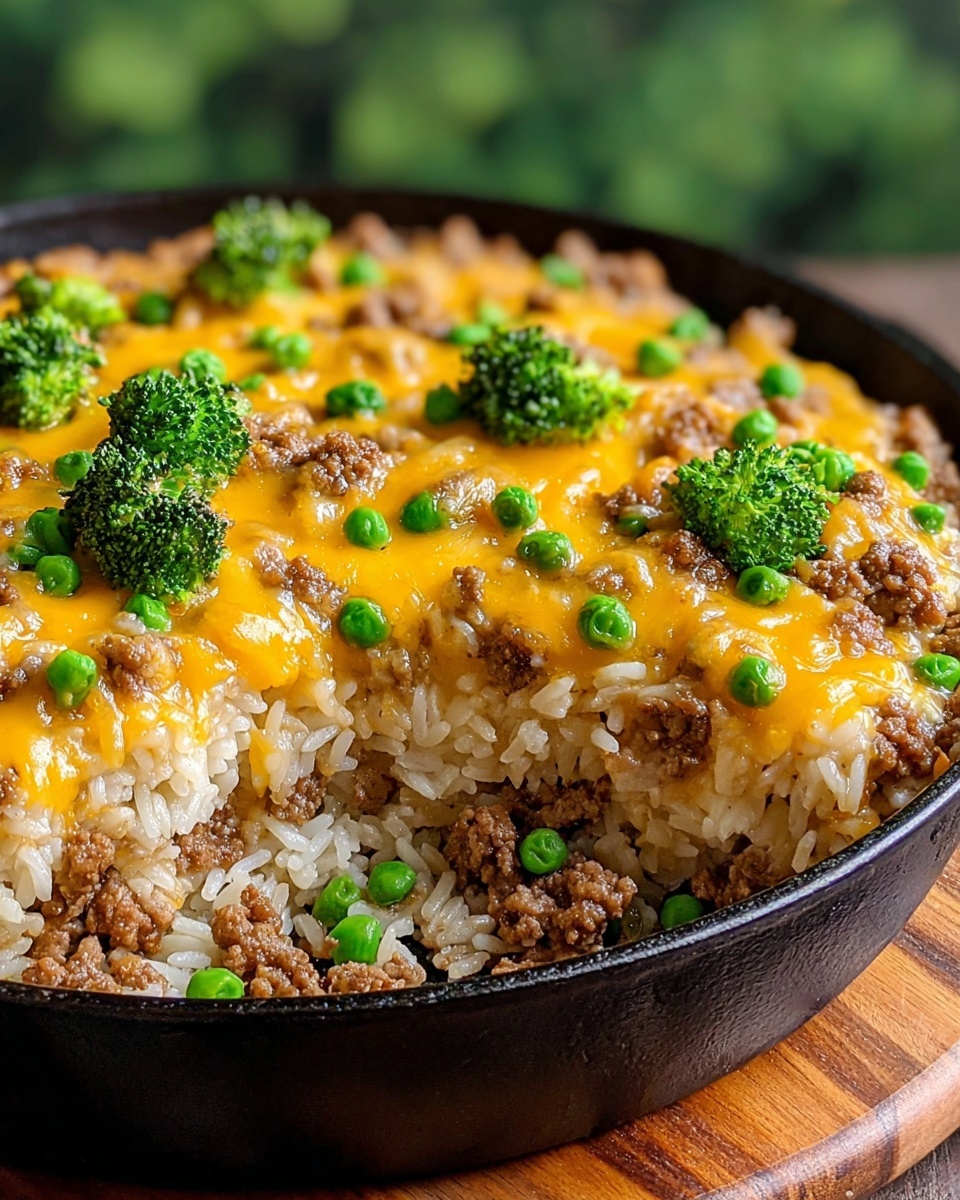 Cheesy Ground Turkey and Rice Skillet Recipe - Recipe Image