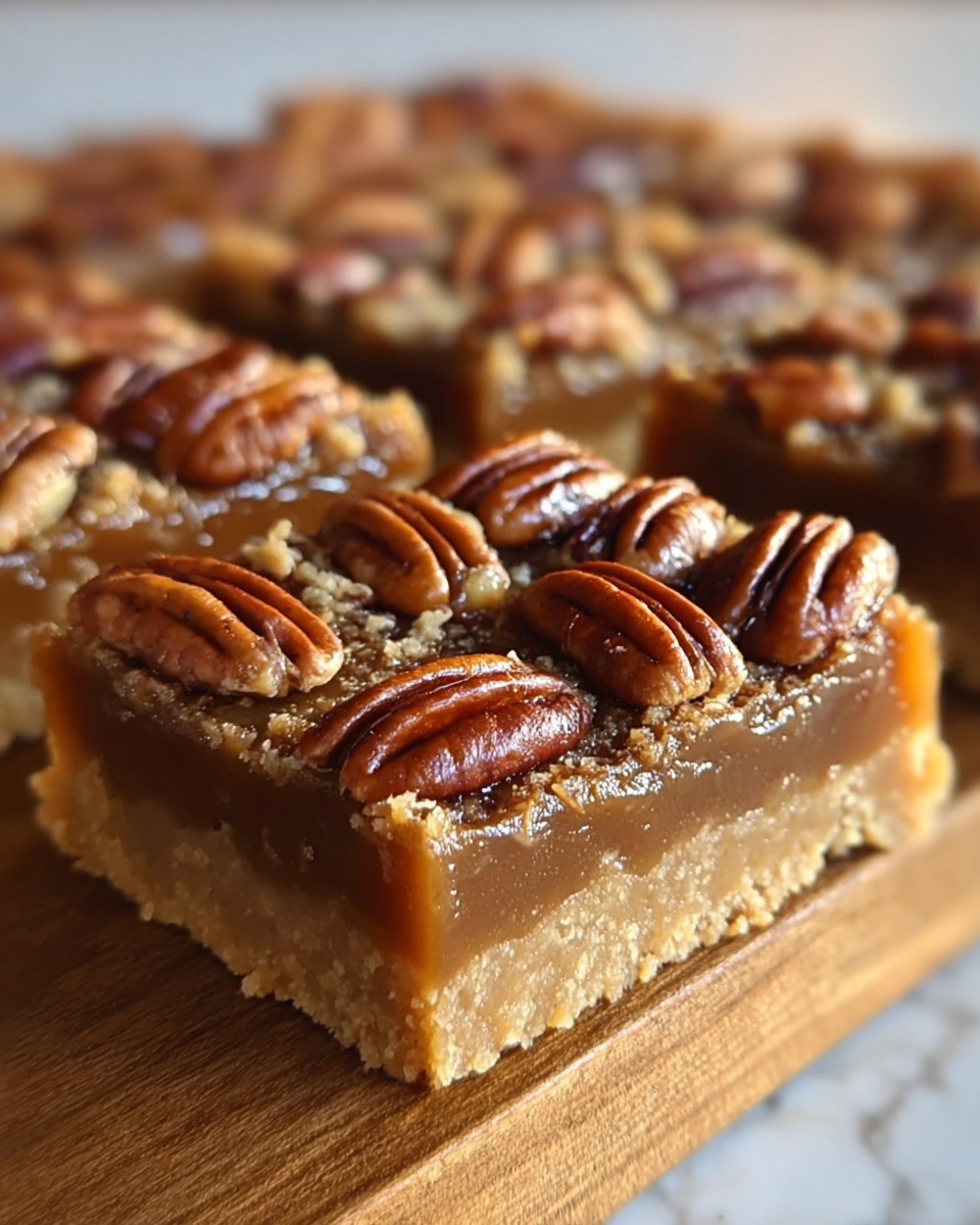 Lazy Girl Pecan Pie Bars Recipe - Recipe Image