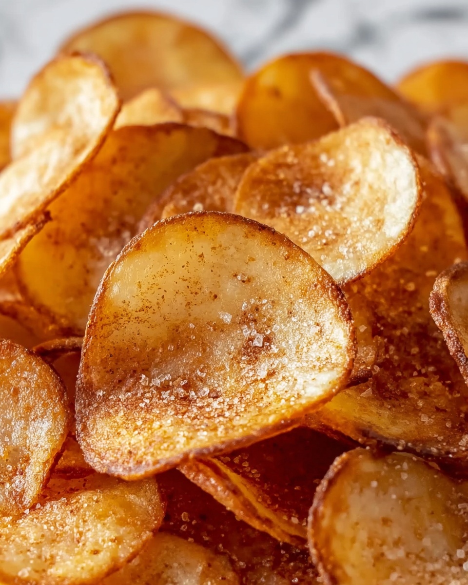 Air Fryer Apple Chips with Cinnamon Sugar Recipe - Recipe Image