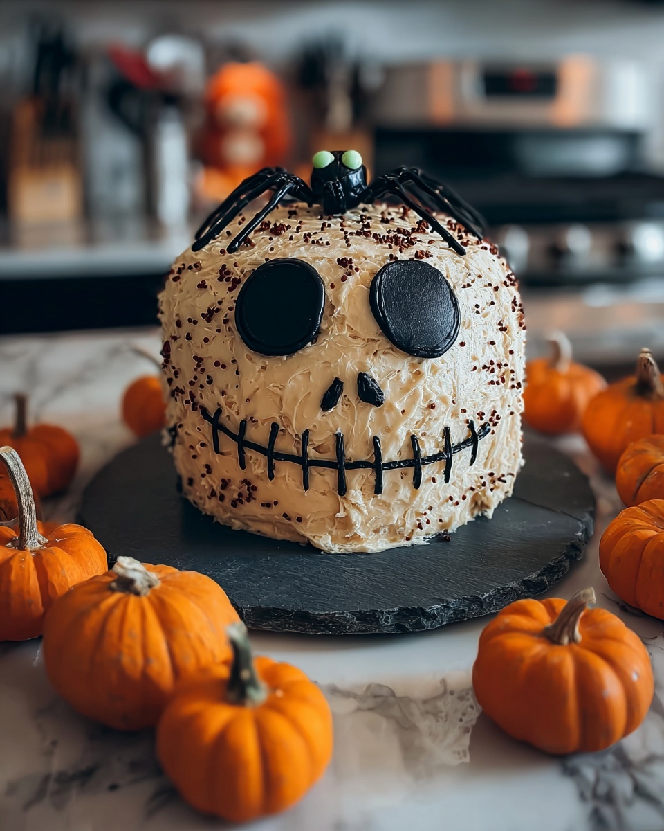 Skellington Cheese Ball Appetizer Recipe - Recipe Image