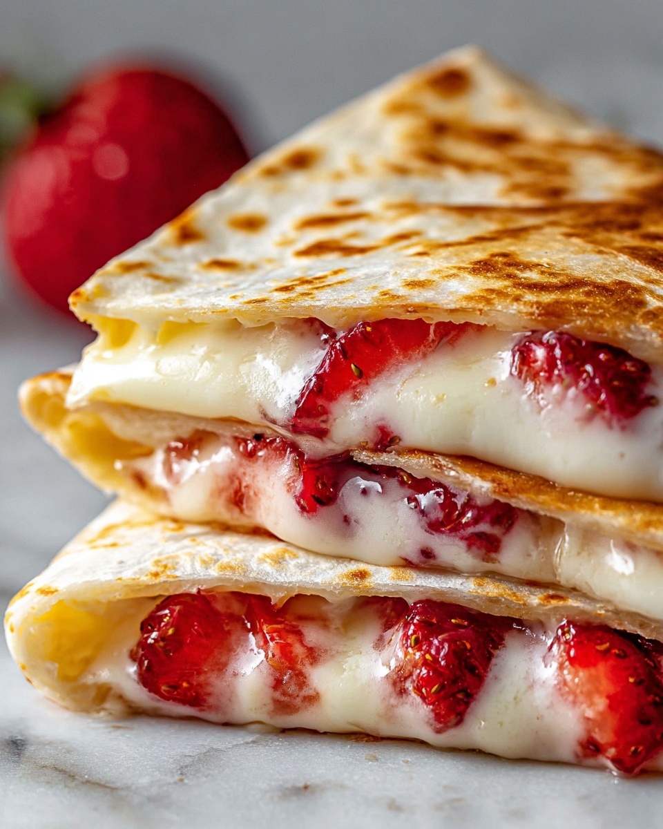Strawberry Cheesecake Quesadilla Recipe - Recipe Image