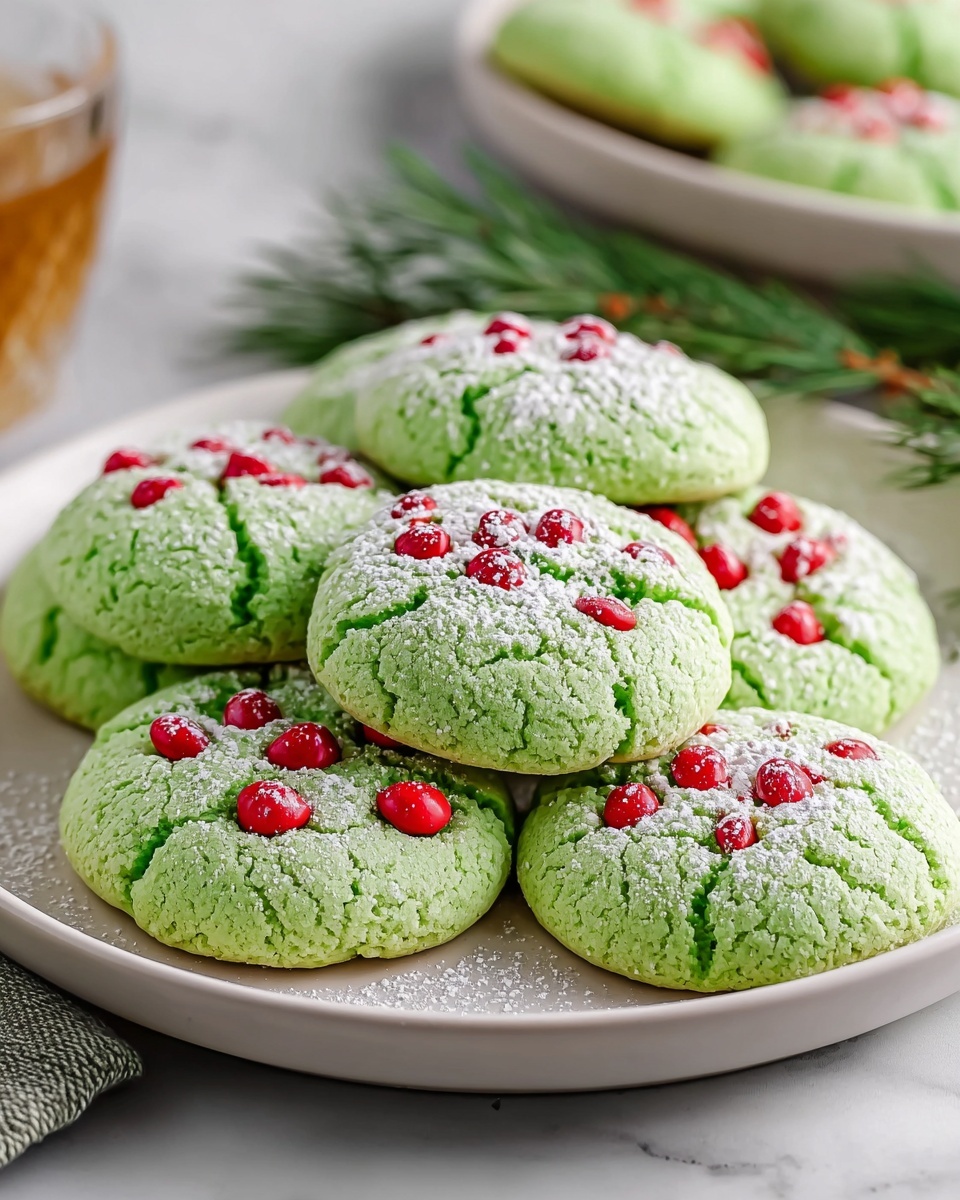 Grinch Cookies Recipe - Recipe Image