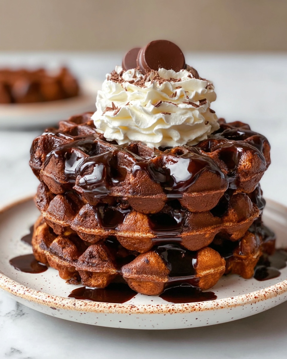 Brownie Waffles: A Guilt-Free Chocolate-Packed Breakfast Recipe - Recipe Image