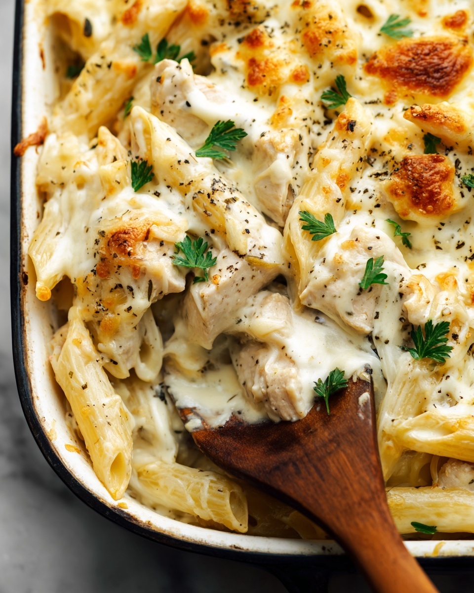 Chicken Alfredo Bake Recipe - Recipe Image