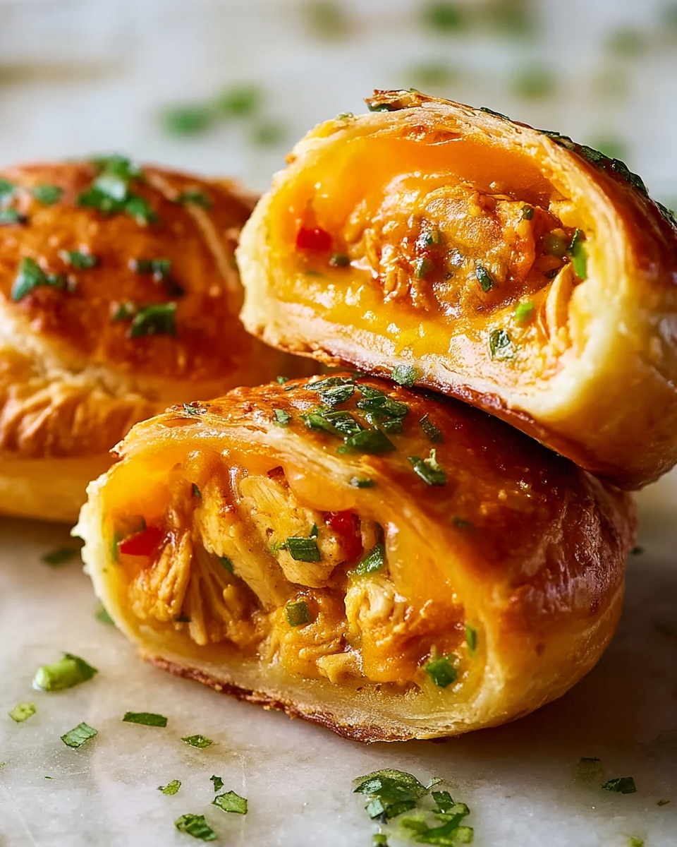 Cheesy Chicken Taco Pockets Recipe - Recipe Image