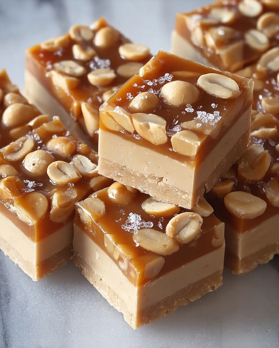 Irresistible Salted Caramel Cashew Bars Recipe - Recipe Image
