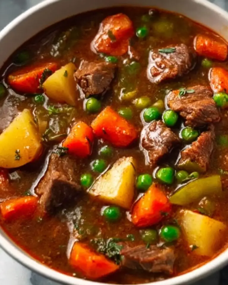 Hearty Beef Vegetable Soup Recipe