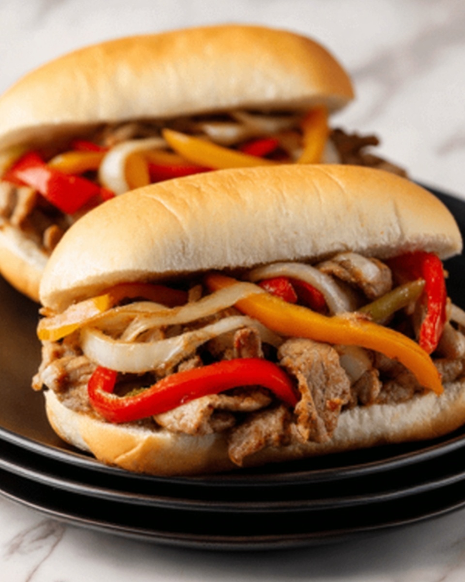 Chicken Philly Sandwiches Recipe - Recipe Image