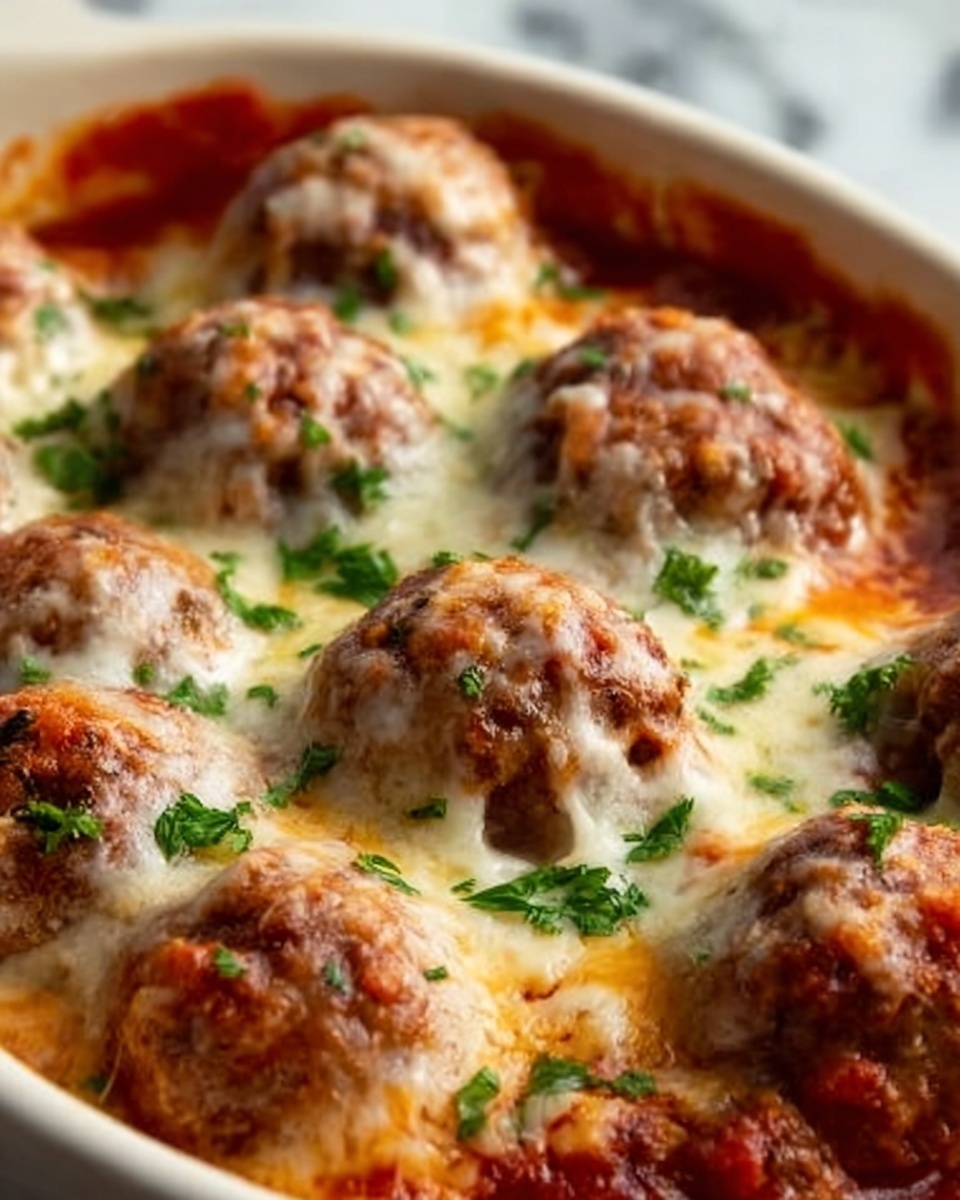 Dump and Bake Meatball Casserole Recipe - Recipe Image