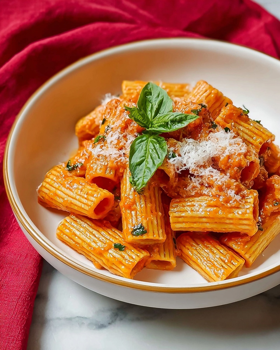 Spicy Basil Rigatoni: An Amazing Ultimate Recipe - Recipe Image