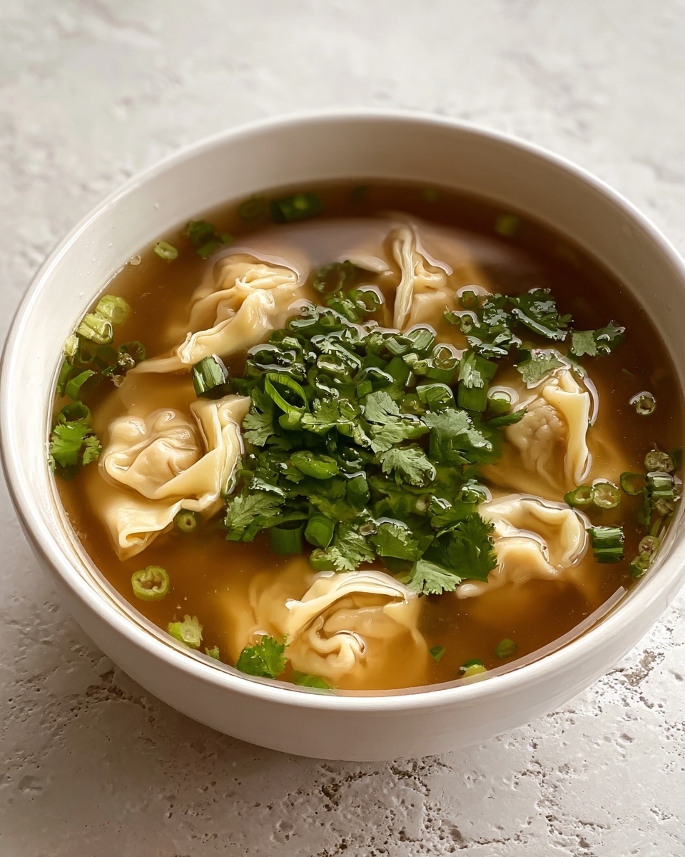 Homemade Wonton Soup Recipe - Recipe Image