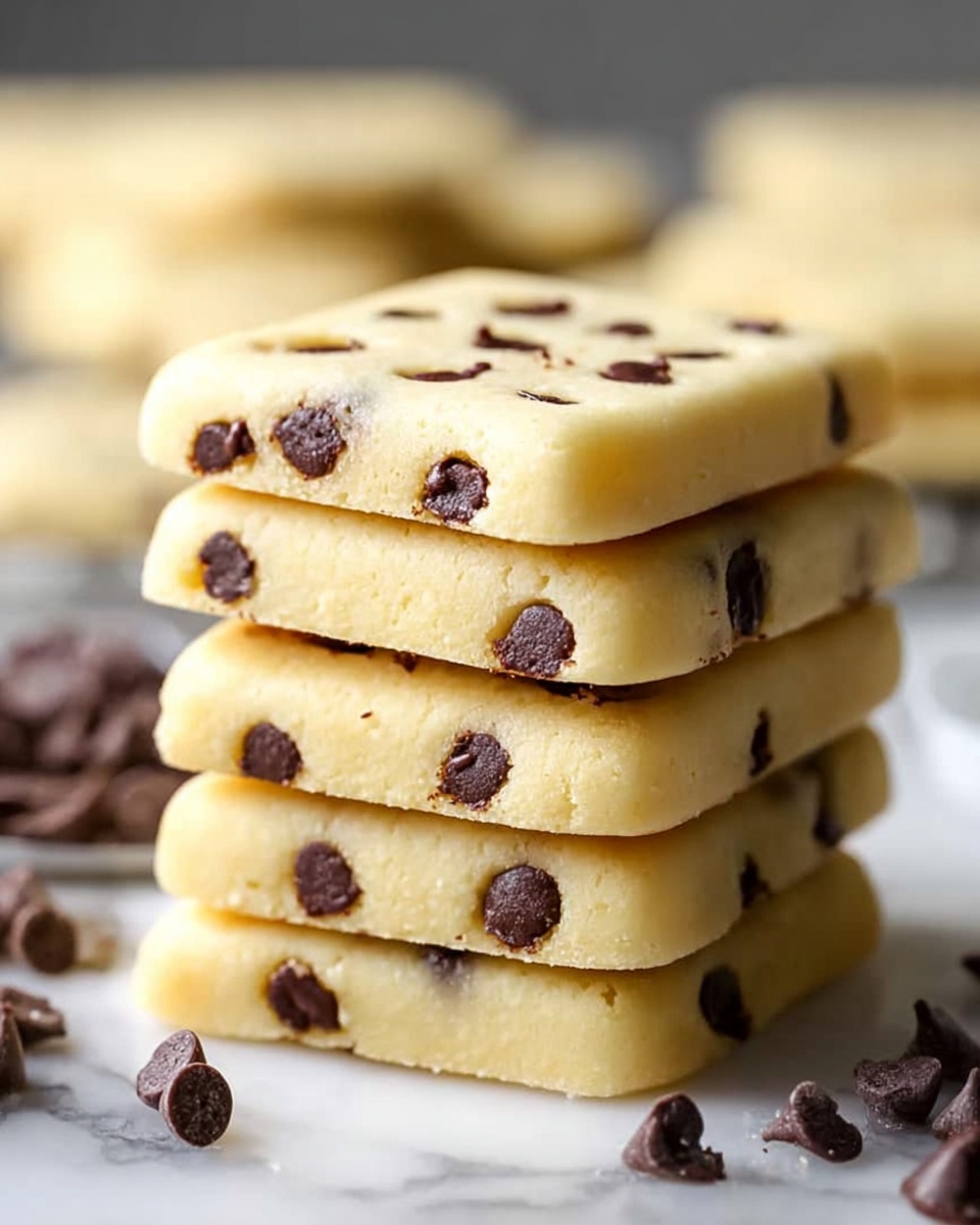 Dippable Chocolate Chip Shortbread Treats Recipe - Recipe Image