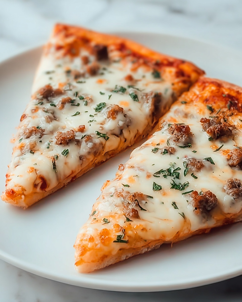 Biscuits & Sausage Gravy Breakfast Pizza Recipe - Recipe Image