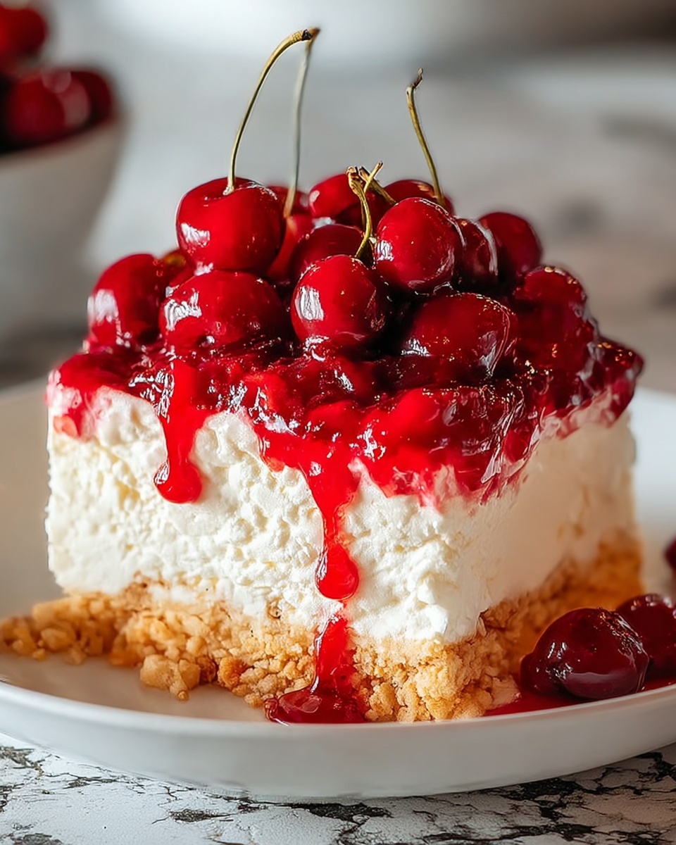 Cherries in the Snow Dessert Recipe - Recipe Image